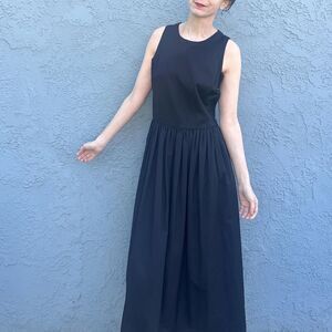 Diane von Furstenberg Vintage Black Dress Womens Medium